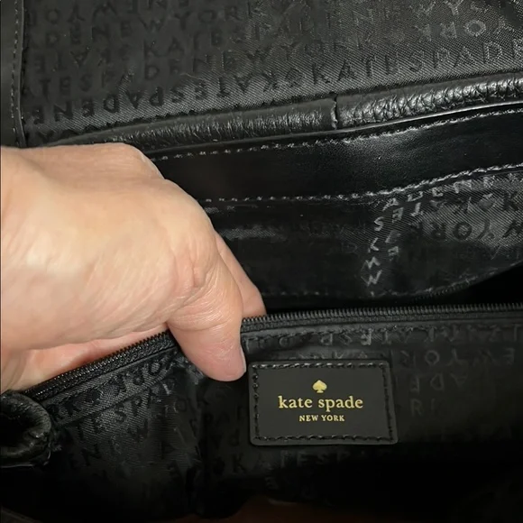 Kate Spade Remington Jumbo Black Pebbled Leather Backpack  display picture 2